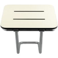 MEDICLINICS AM0100 Asiento Plegable con Pata Marfil - ref: AM0100
