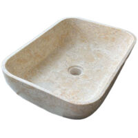 MOSAVIT RINCA Lavabo Sobre Encimera De Piedra Beige - ref: MSV-RINCA