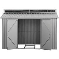 Haus aus Aluminium 10'x6' Duramax 323 x 182 x 230,5 cm Farbe Grau, von Ezooza
