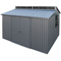 Haus aus Aluminium 10'x8' Duramax 323 x 243 x 235 cm Farbe Grau, von Ezooza