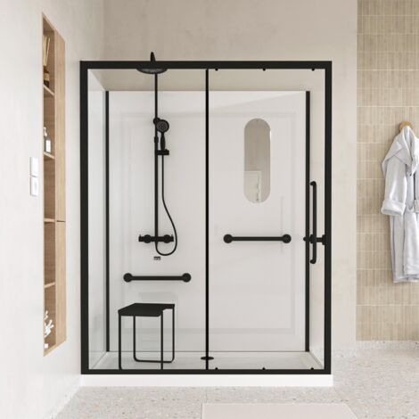 Cabina doccia sicura e accessibile a tutti 160x85x220cm - Miscelatore termostatico