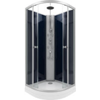 Cabina doccia 1/4 cerchio Nighty 85x85x225 cm