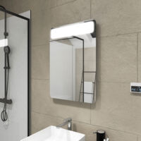 Specchio da bagno con fascia LED - 50x70x5 cm - CLOUD