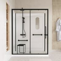 Cabina doccia sicura e accessibile a tutti 160x85x220cm - Miscelatore termostatico