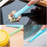 ColorJoy Pulizia Raschietto rimuovi Etichette Gomma Raschietto Mano Etichetta tiragraffi apribottiglie 