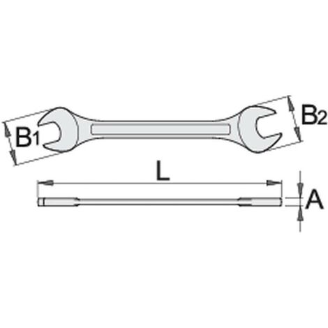 UNIOR 600085 CLE A FOURCHE 18X19 CHROMEE POLIE 110/1