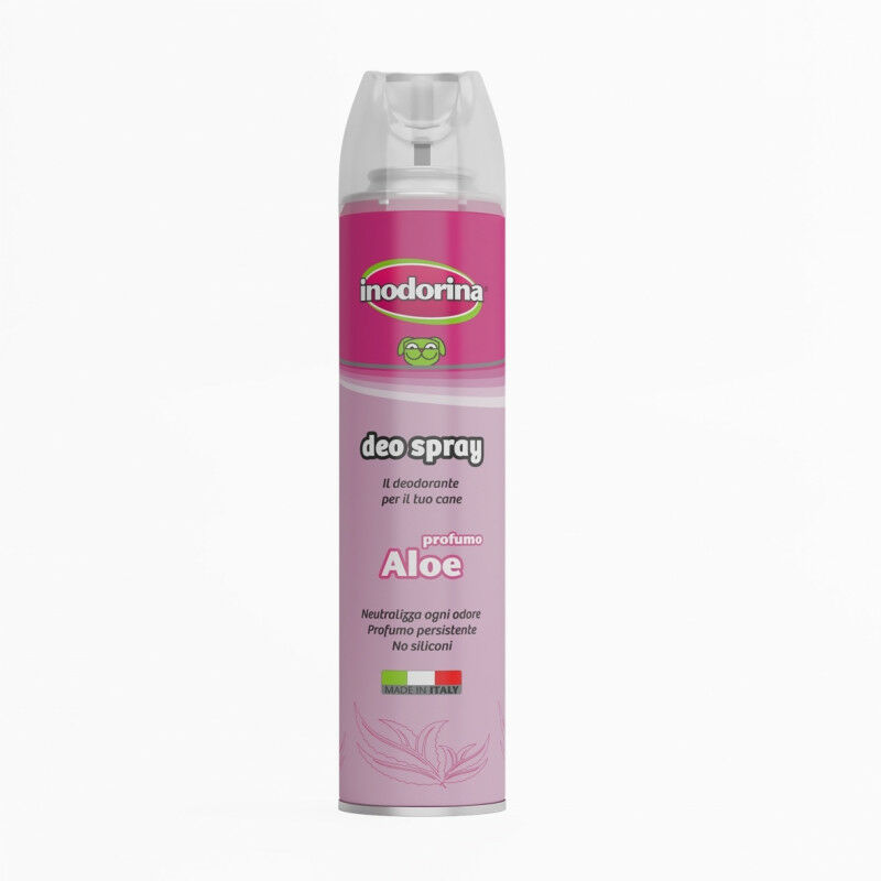 Aseo para perros, inodorina spray desodorante aloe 300 ml