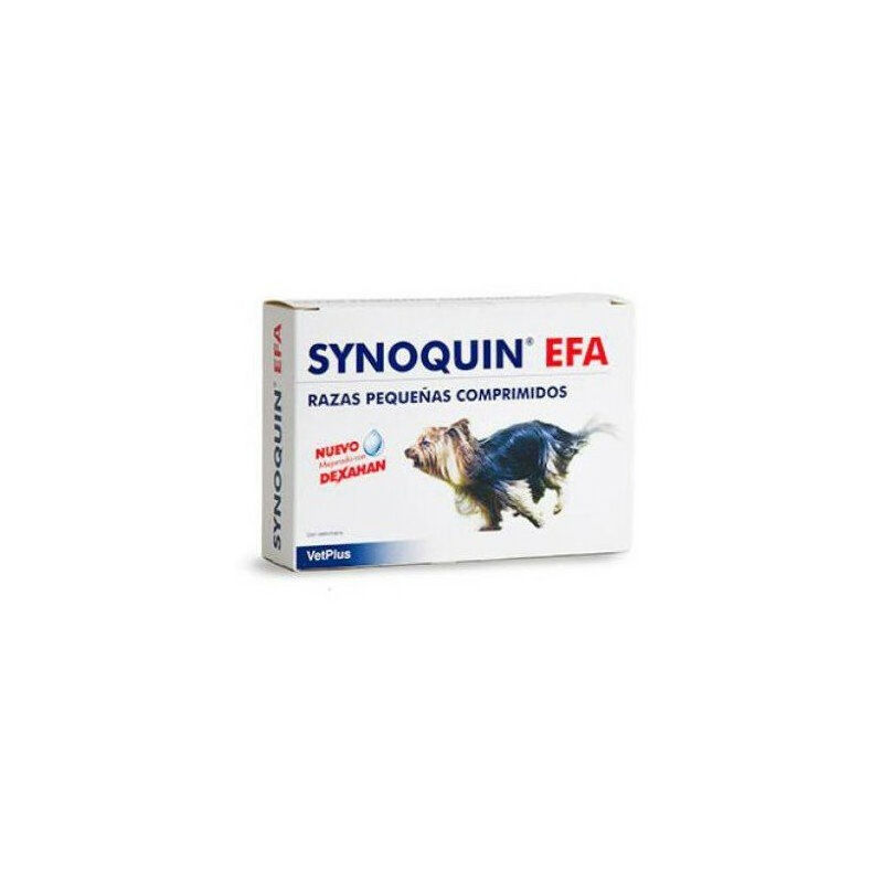 Complemento Alimenticio Para perros vetplus synoquin 90 tabletas envase efa con 30 comprimidos de suplemento pequeños 10 kg salud y
