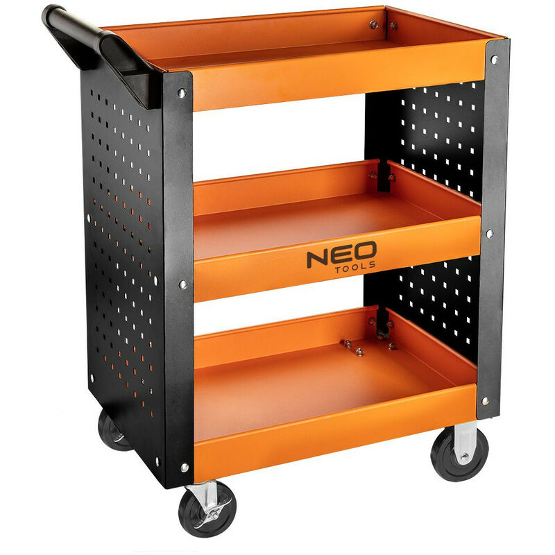 Neo Tools 3 Etagen Werkstattwagen auf Rollen