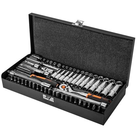 63-tlg. Steckschlüssel Set 1/4" aus CrV (1/5)