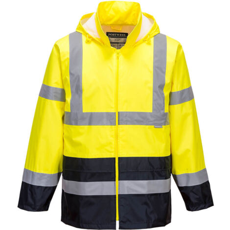 Portwest Warnschutz Regenjacke EN ISO 20471 gelb M (1/2)