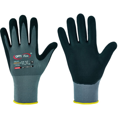 OPTIFLEX 0680-07H Handschuhe OPTIMATE Größe 7 grau/schwarz EN 420, EN 388 PSA-Ka