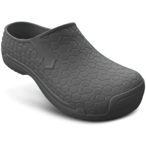 TAMS® Unisex Gartenclogs "Hex" aus leichtem EVA Grau 36