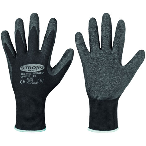STRONGHAND 0520-07H Handschuhe Finegrip Größe 7 schwarz EN 388 PSA-Kategorie II