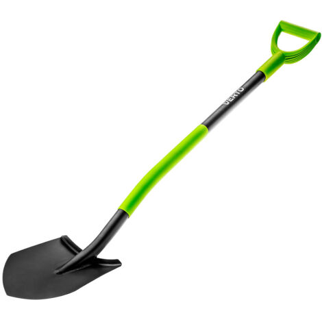 VERTO Ergonomic Spitzspaten, Metallstiel