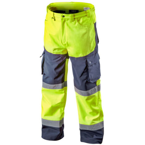Softshell-Warnschutzhose mit Reflektionsstreifen neongelb M (1/5)