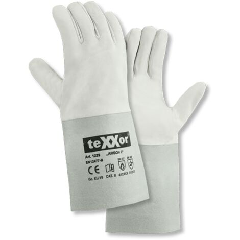 teXXor® Schweißerhandschuhe ARGON II, Natur