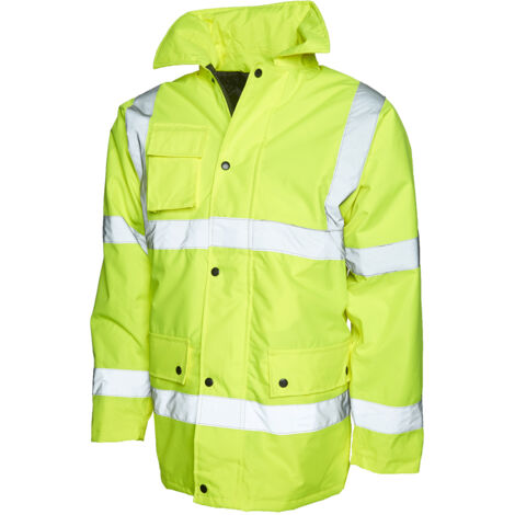 Hi Vis Warnschutzjacke Gelb S (1/2)