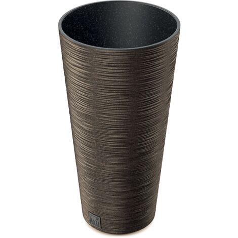 Prosperplast Blumentopf FURU SLIM Eco Wood Kaffee 25 cm