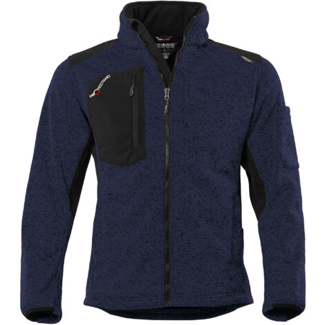 Qualitex Strick-Fleecejacke "protectano" navy 3XL (1/2)