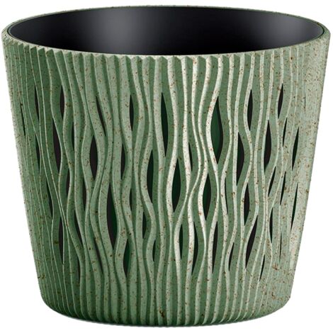 Prosperplast Blumentopf SANDY Rund Grün 26,2 cm