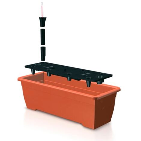 Prosperplast Blumenkasten mit Wasserspeicher BALCONY CAN Terrakotta 50 cm (1/5)