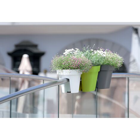 Lofly Blumentopf Aus Kunststoff – Weiß, 58,2 X 58,2 X 52,3 Cm (54,7 Liter)