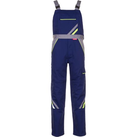 Planam Visline Latzhose marine/gelb/zink 58 (1/5)