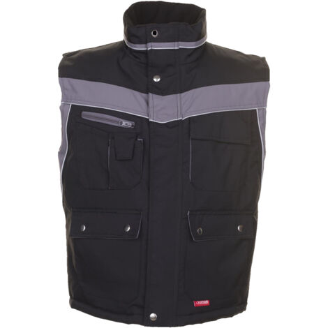 Planam Plaline Winterweste schwarz/zink L (1/5)