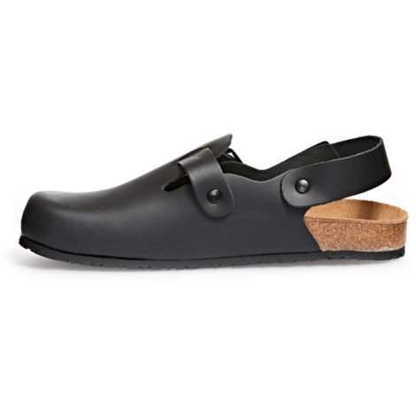 Abeba (8045) Clog Berufsschuhe Nature OB schwarz 40