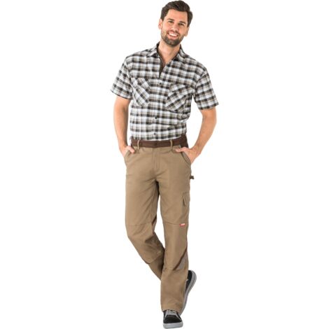 Planam Highline Bundhose khaki/braun/zink 70