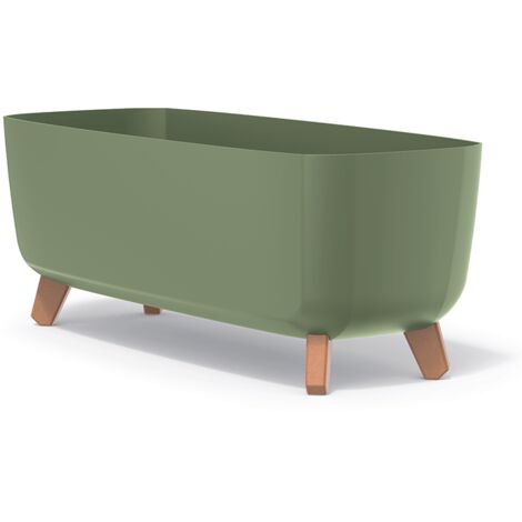 Prosperplast Blumentopf GRACIA CASE Grün 58 cm