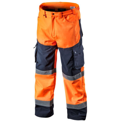 Softshell-Warnschutzhose mit Reflektionsstreifen orange XL (1/5)