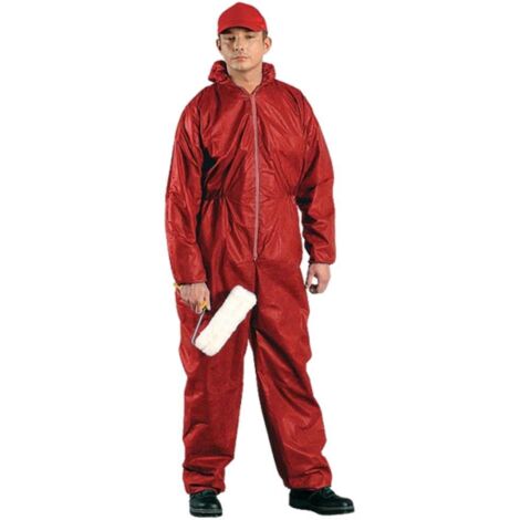 Maleranzug in versch. Farben rot M