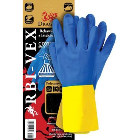 Gummihandschuhe Latex/Neopren in versch. Größe 10