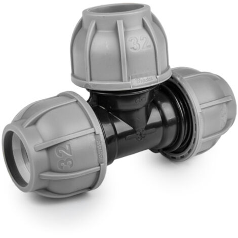 T-Stück Schlauchverbinder für PE-Rohre 32 mm