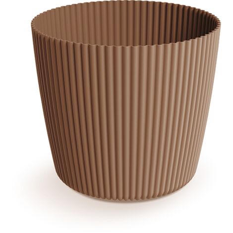 Prosperplast Blumentopf MILLY ROUND Ziegeloptik 14,6 cm