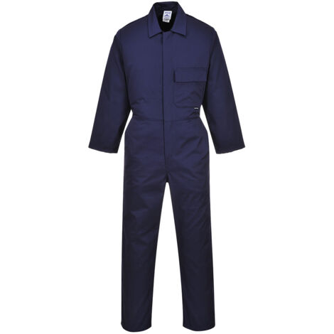 Portwest Standard Overall Blau XS Baumwolle/Polyester