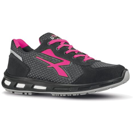 Sicherheitsschuhe niedrig CAELI 01 FO ESD SRC - Schwarz/Rosa 40