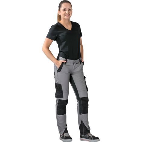 Planam Norit Damen Bundhose zink/schwarz 38 (1/5)