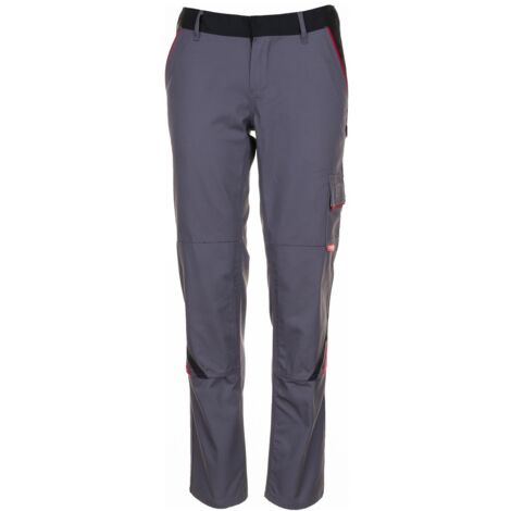 Planam Highline Damen Bundhose schiefer/schwarz/rot 42 (1/5)