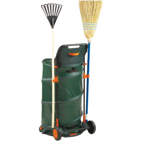 Laubsammler Laubsack Fahrbar Faltbar Gartensack
