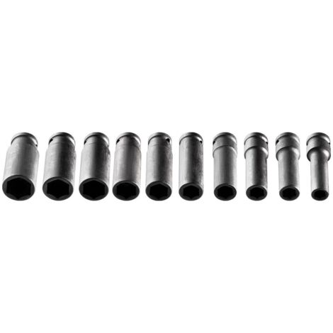 10 tlg. Stecknuss Set, 1/2", 10-24 mm CrMO (1/5)
