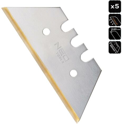 5x Profi Titan Trapezklingen (1/2)