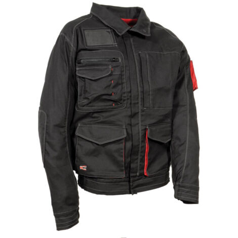 Cofra Arbeitsjacke 300 g/m², mit vielen Taschen schwarz 50 (1/5)