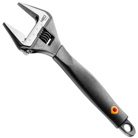 NEO TOOLS Verstellbarer Schraubenschlüssel 200 mm – Großer Bereich, langlebiger Stahl