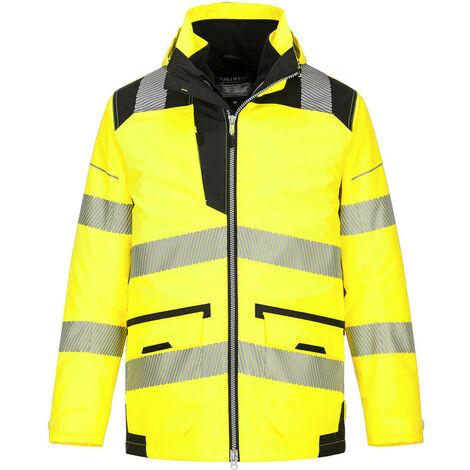 Portwest Warnschutzjacke 5-in-1 mit 10 Taschen Gelb 3XL (1/4)