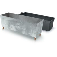 Prosperplast Blumenkasten URBI CASE Betoneffekt N Beton 77 cm