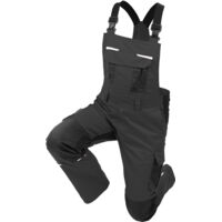 Qualitex Latzhose "iND" grau 54
