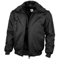 Qualitex Pilotenjacke wasserdicht, Größe: XL, Farbe: schwarz